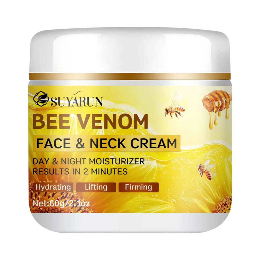 SUYARUN Bee Venom Collagen Anti-Aging Face Cream | Firming Lifting Moisturizer | Wrinkle Reduction | 24H Hydration.