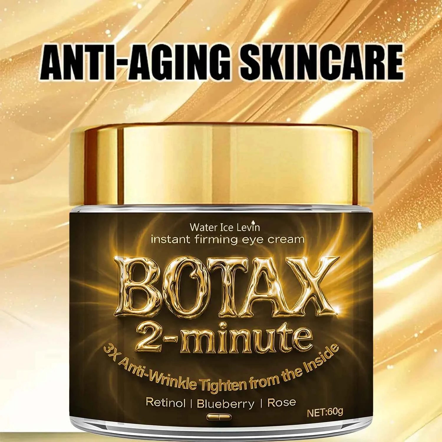 Instant Firming Face Cream with Retinol & Bee Venom - 2-Minute Wrinkle Tightening & Moisturizing for Confident Skin